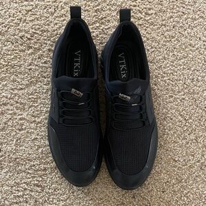 Men's Performance Black Slip-On Sneakers